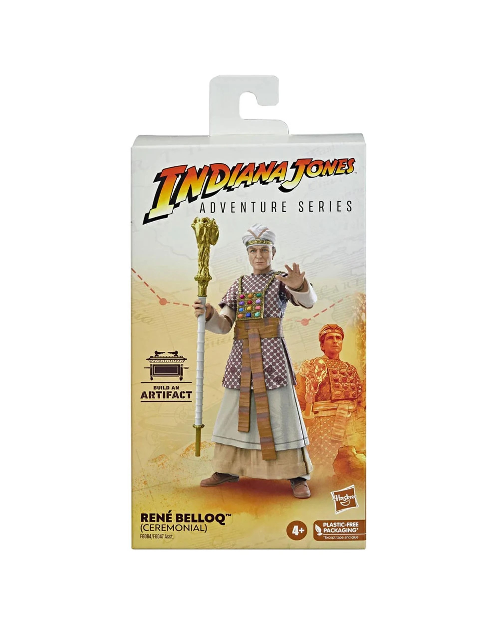 1 Indiana Jones and the Raiders of the Lost Ark Adventure Series Rene Belloq Ceremonial 6 inch Figure, 1 of 5