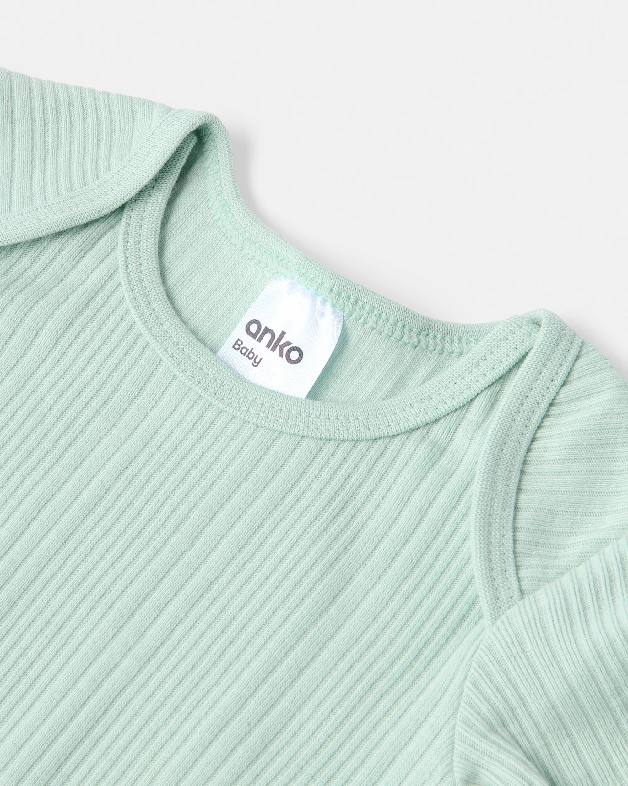 8 5 Pack Short Sleeve Bodysuits Blue Pck, 8 of 10