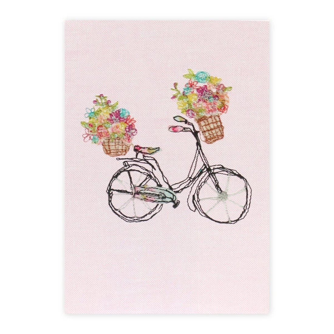 2 Creative Publishing by Hallmark Greeting Card - Floral Bicycle, 2 of 2