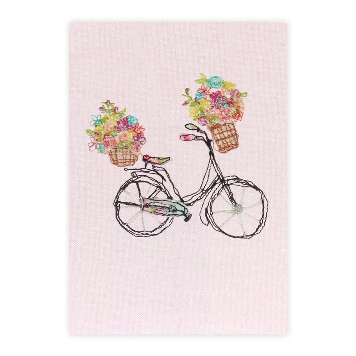 2 Creative Publishing by Hallmark Greeting Card - Floral Bicycle, 2 of 2