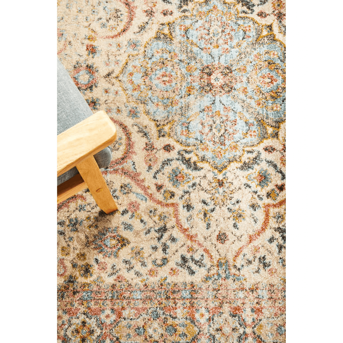 8 Rug Culture Legacy Papyrus Power-loomed Polypropylene Rug - 10 mm Pile, Made in Turkey - Natural, 8 of 9