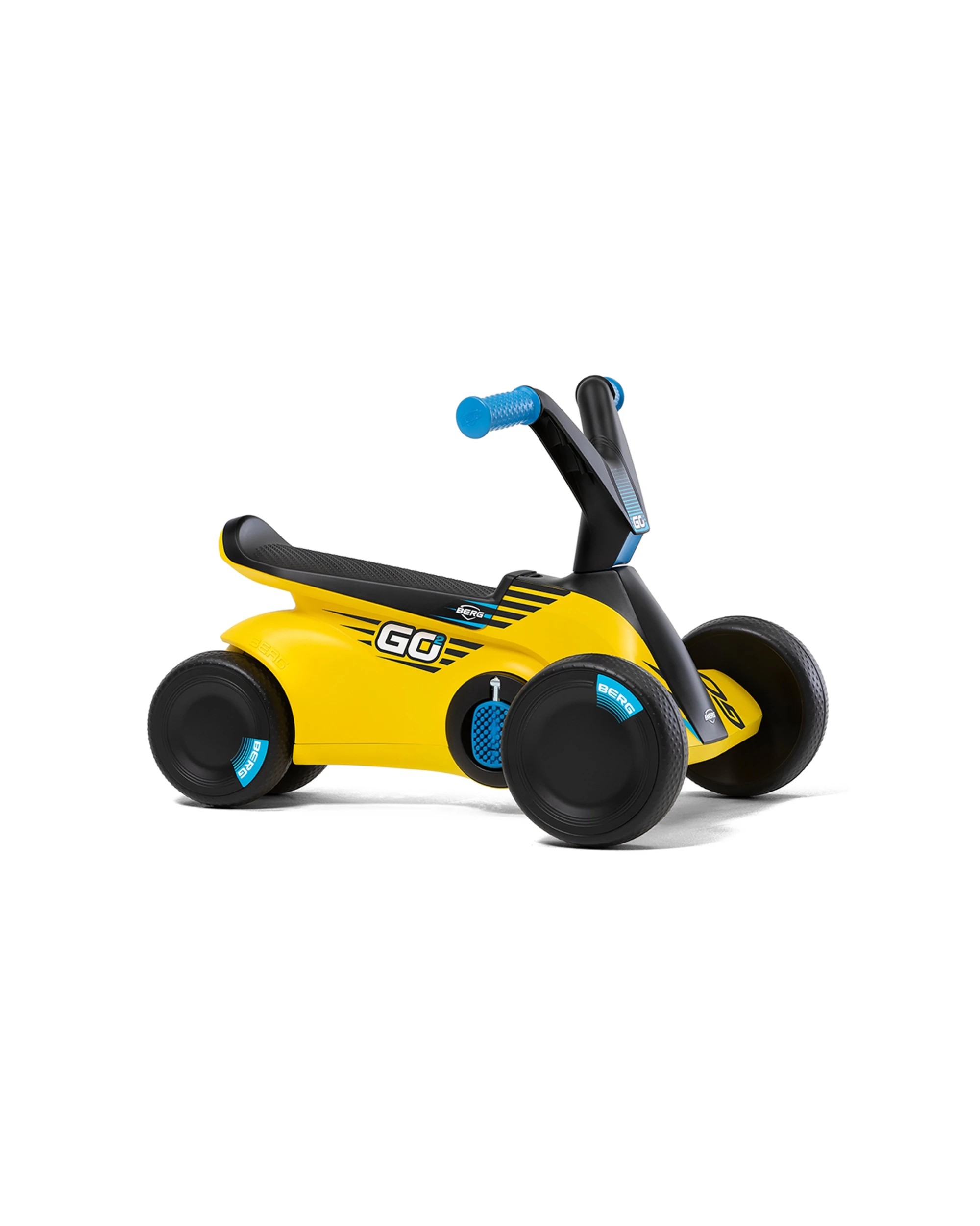 1 BERG GO2 SparX Kids Childrens Push Go Kart Ride On - Go Kart - Pedal Kart - Yellow, 1 of 8