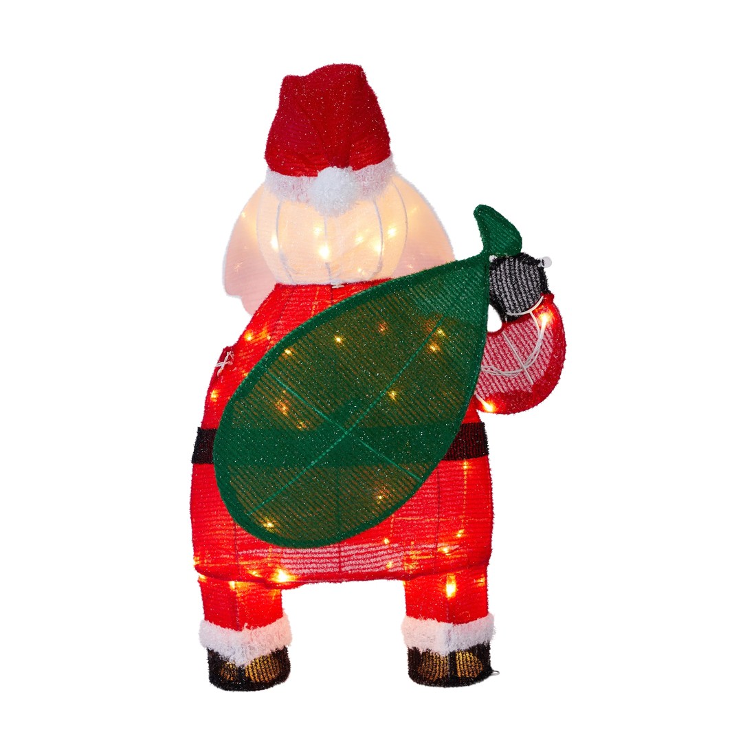4 Low Voltage LED Light Up Santa, 4 of 9