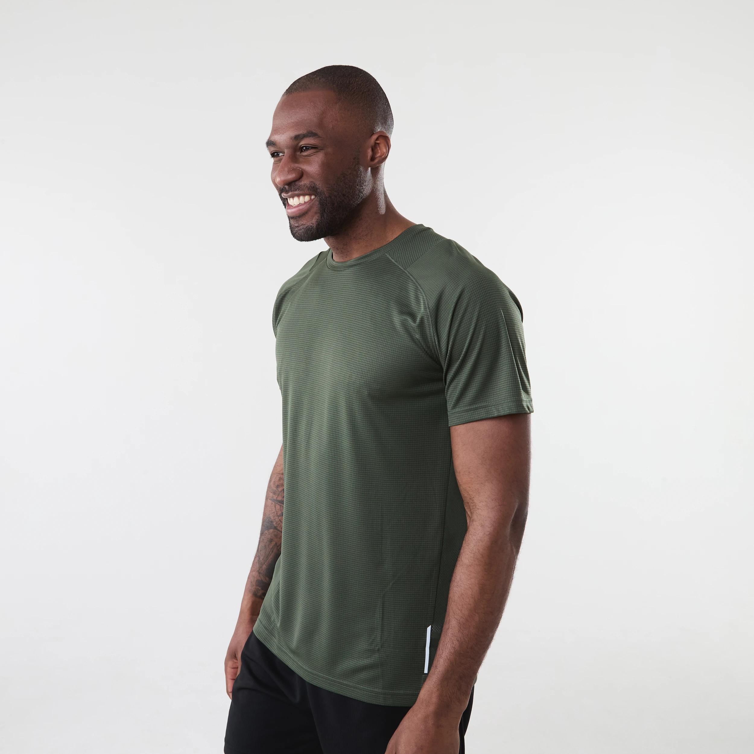 2 Active Mens Performance T-shirt DEEPEST GREEN, 2 of 7