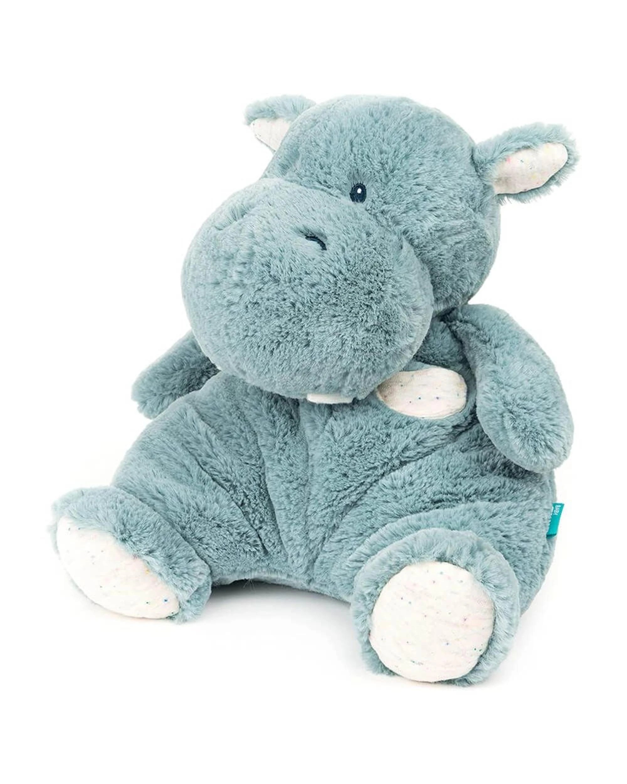 3 Gund Oh So Snuggly Hippo Large 26cm Plush, 3 of 4