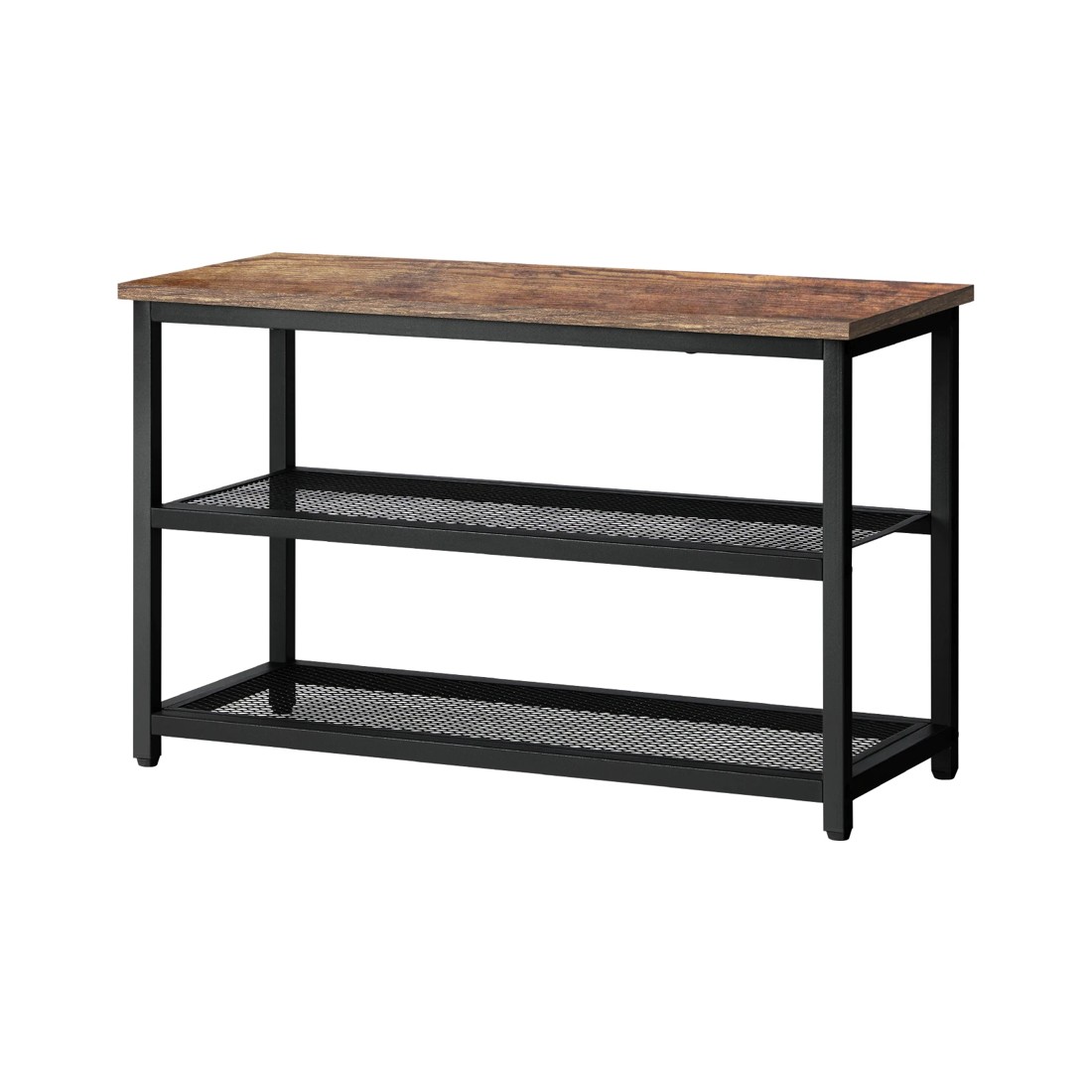 1 Oikiture Shoe Cabinet Bench Shoes Rack Shelf Storage 3-tier Industrial Furniture
 - Multi, 1 of 9