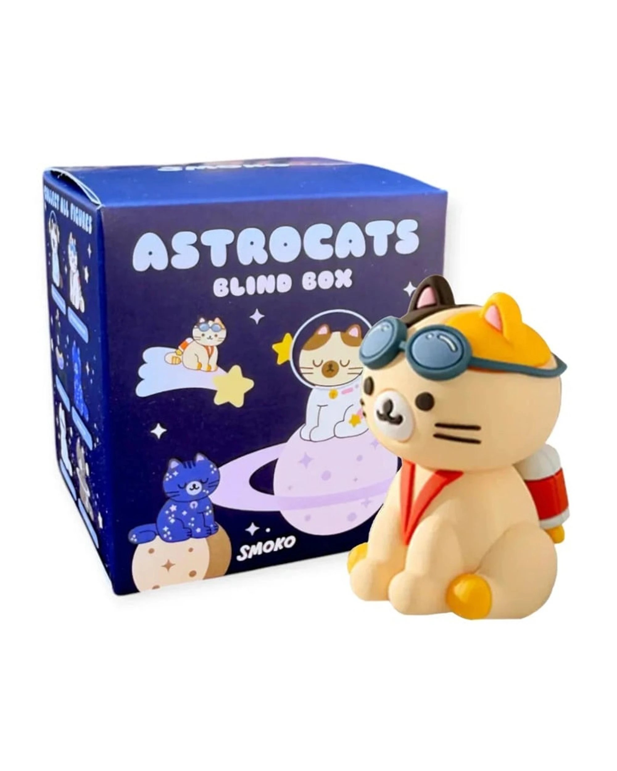 1 Smoko Astrocats Vinyl Figure Blind Box, 1 of 3