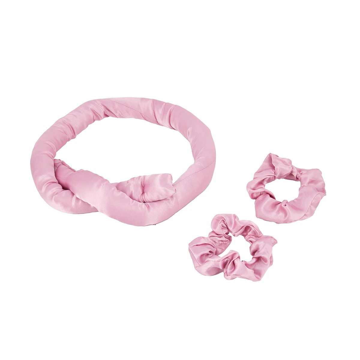 2 OXX Haircare 3 Piece Heatless Curling Headband Set - Pink, 2 of 8