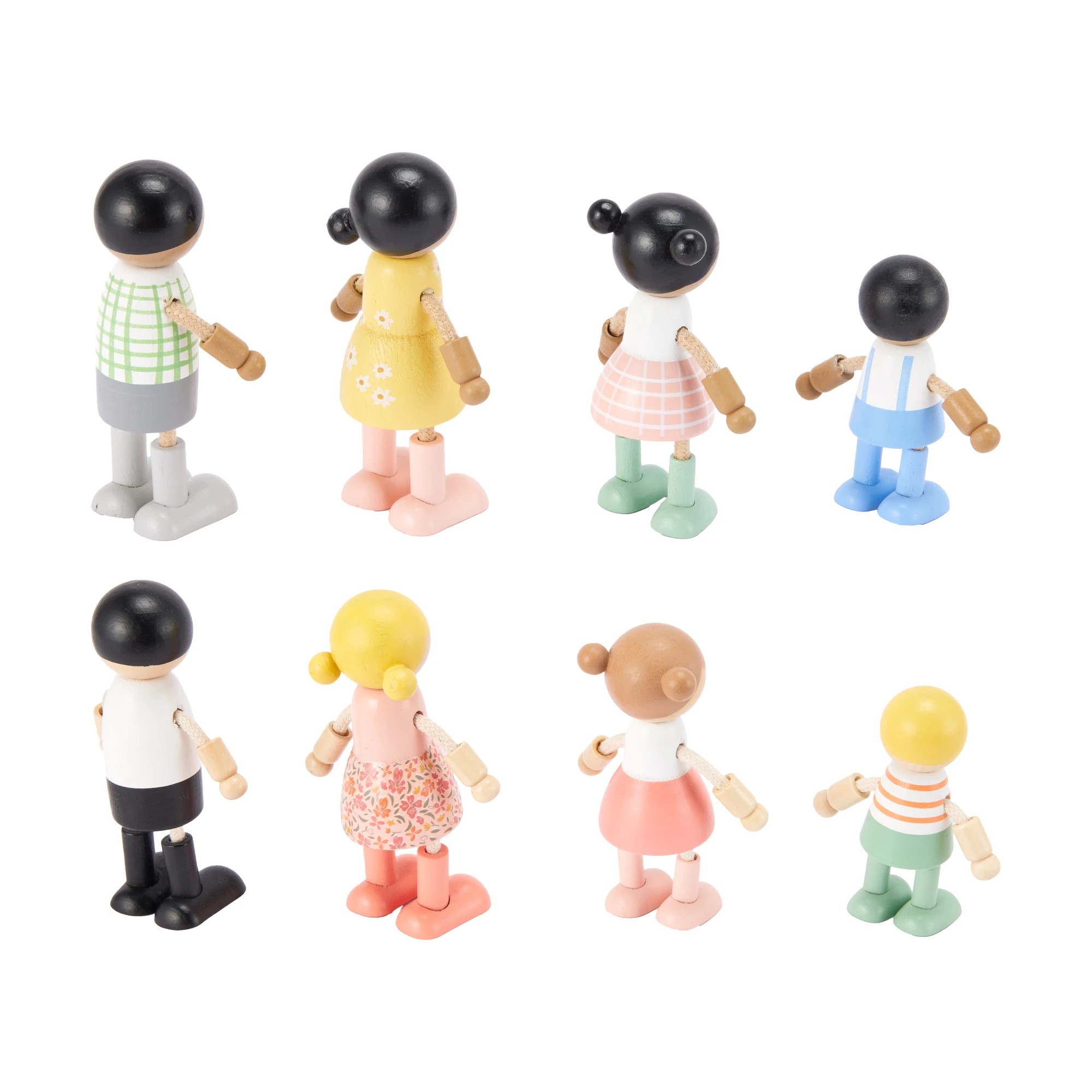4 4 Piece Wooden Family Set - Assorted, 4 of 9