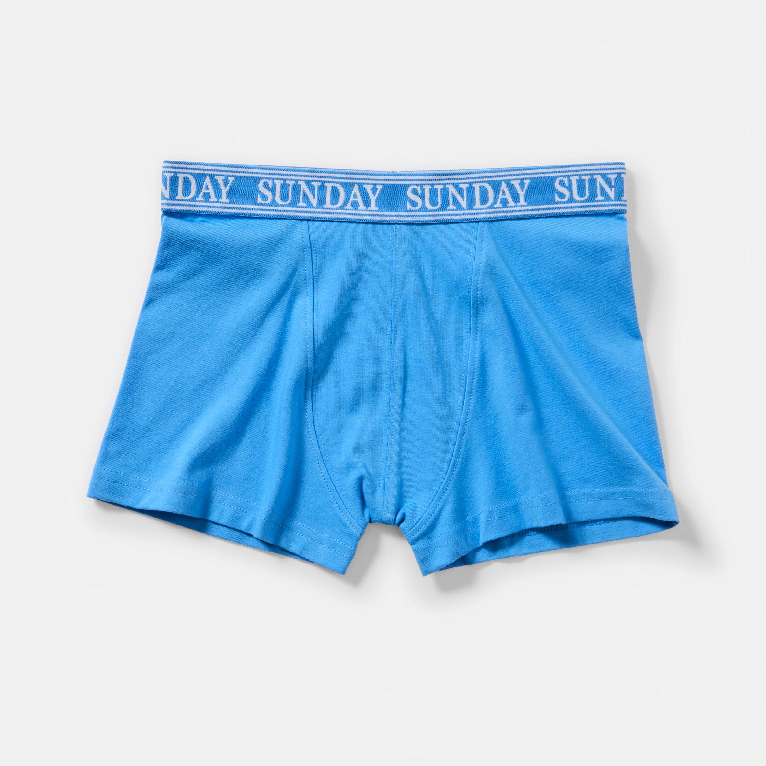 9 7 Pack Attached Elastic Trunks BLUE DAYS OF THE WEEK, 9 of 10