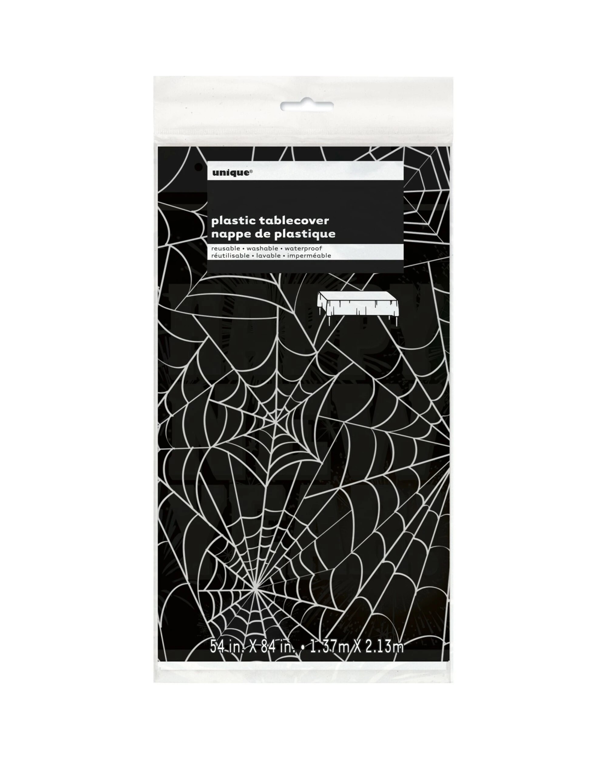 2 Unique Spiderweb Plastic Tablecloth, 2 of 2