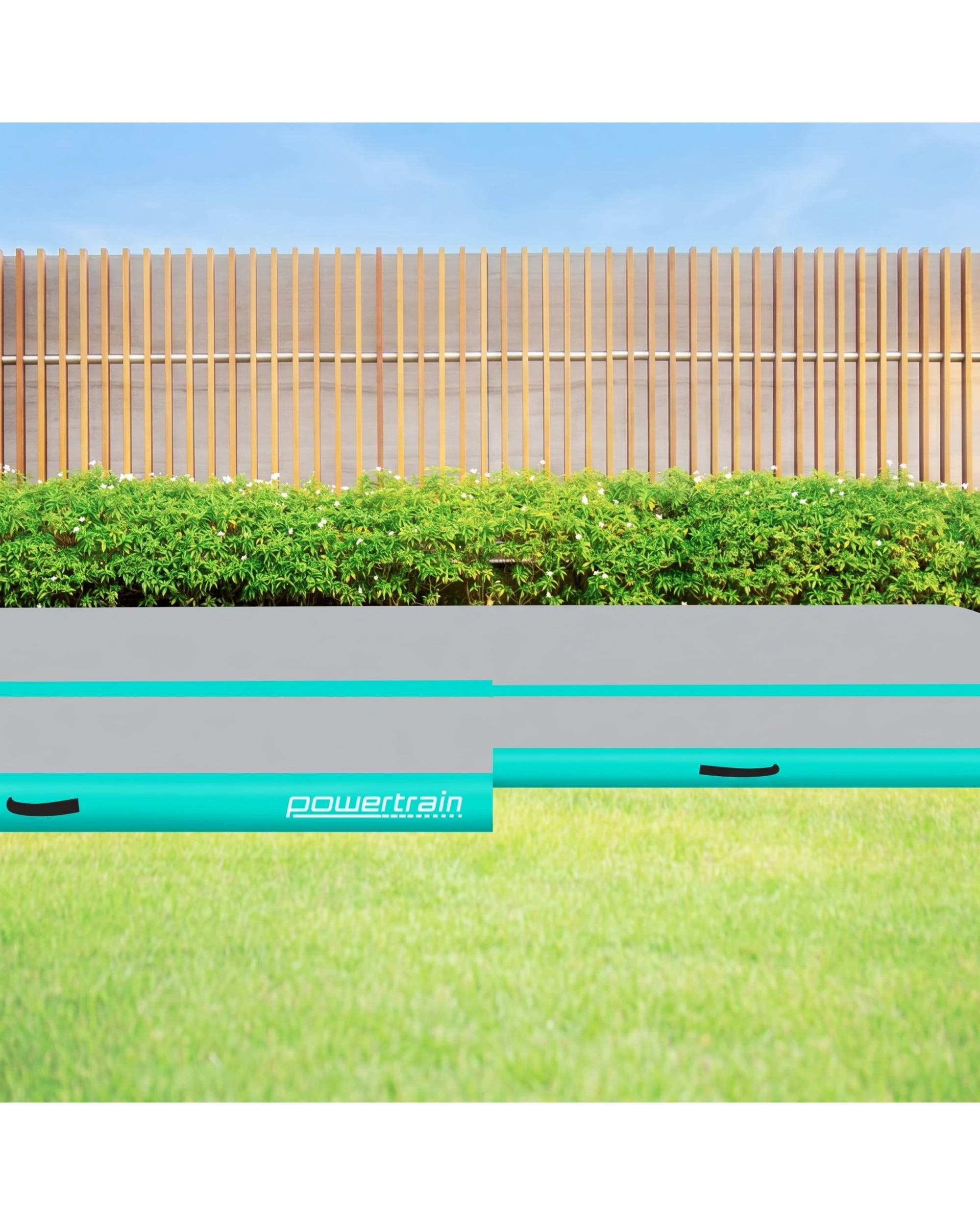 7 Powertrain Sports 6m x 2m Air Track Inflatable Gymnastics Mat, 20cm Thick - Green, 7 of 8