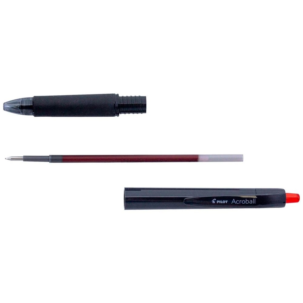 3 PILOT Acroball 150 Ballpoint Pen 0.7mm Red, 3 of 5