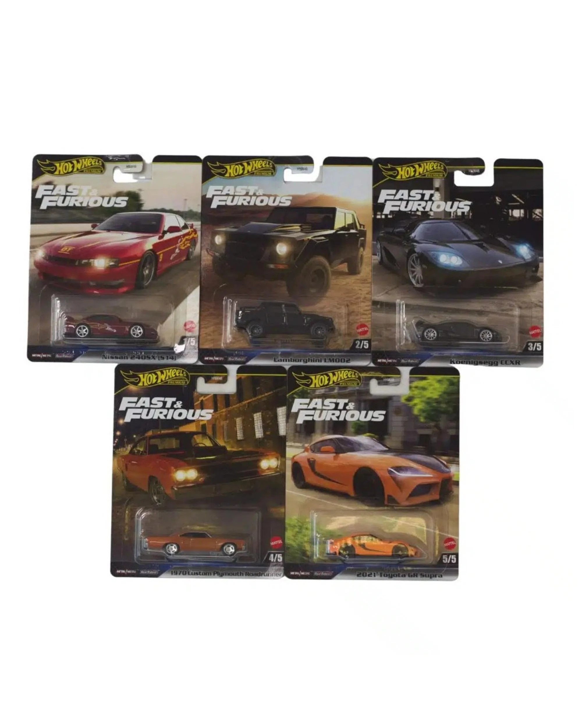 1 Hot Wheels Premium Fast and Furious 956L Complete Set, 1 of 1