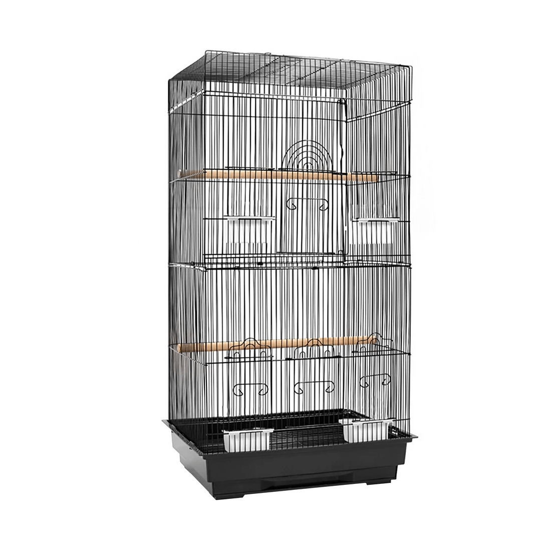 1 i.Pet Bird Cage 88cm Large Aviary - Black, 1 of 2
