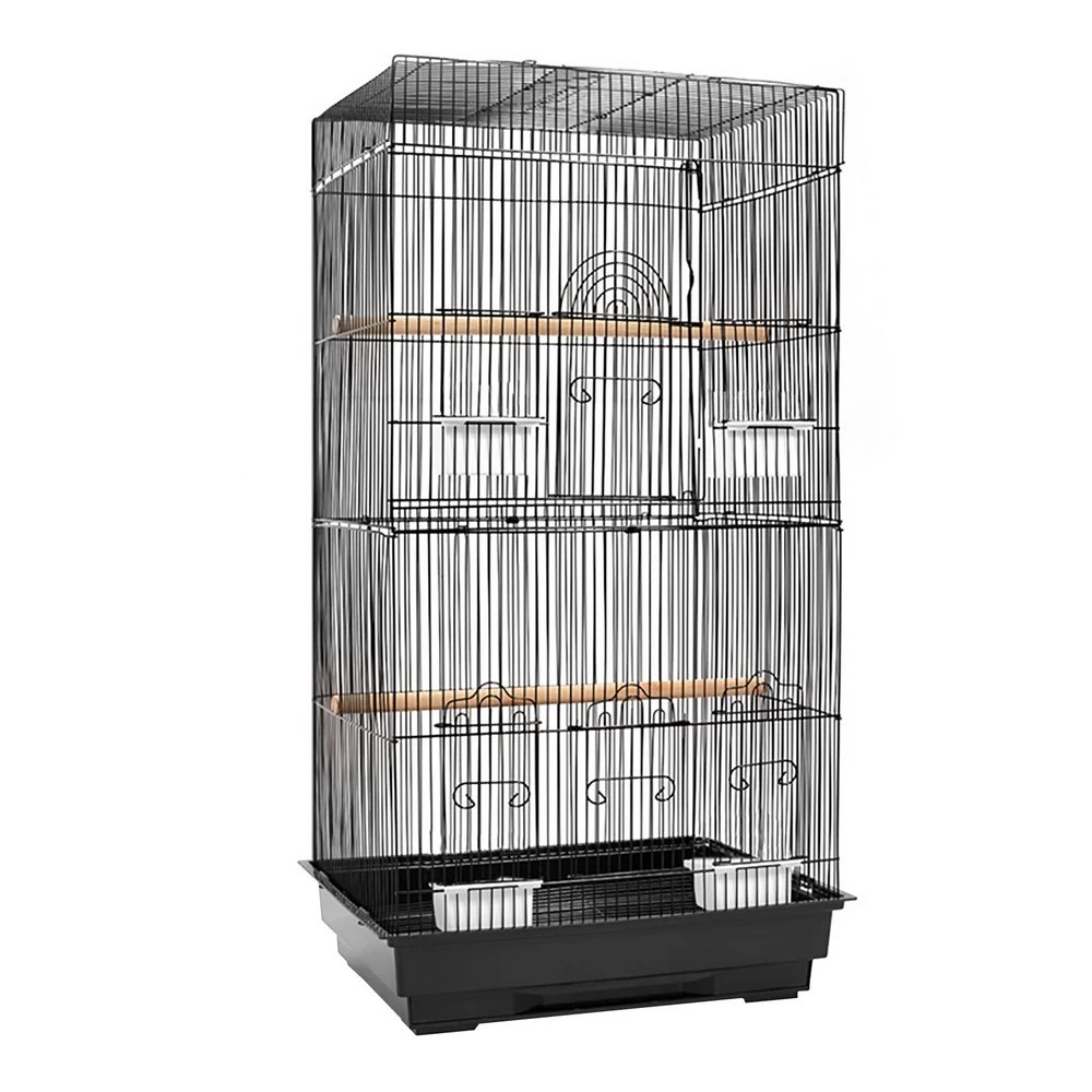 1 i.Pet Bird Cage 88cm Large Aviary - Black, 1 of 8