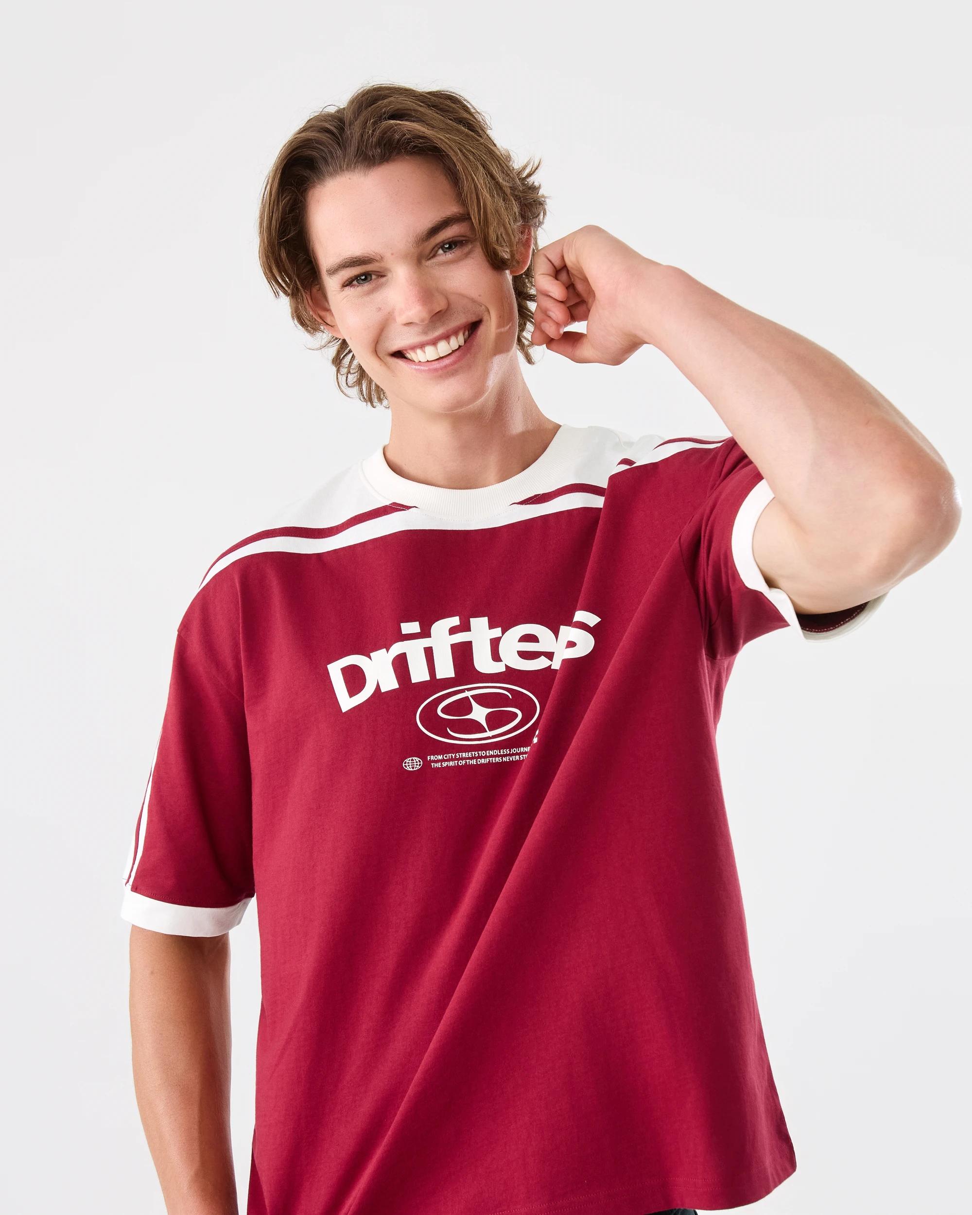 6 Boxy Panel T-shirt Red Logo, 6 of 8