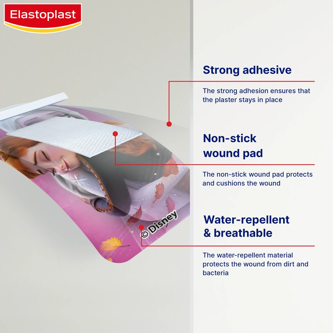 6 20 Pack Disney Frozen II Elastoplast Plasters, 6 of 10