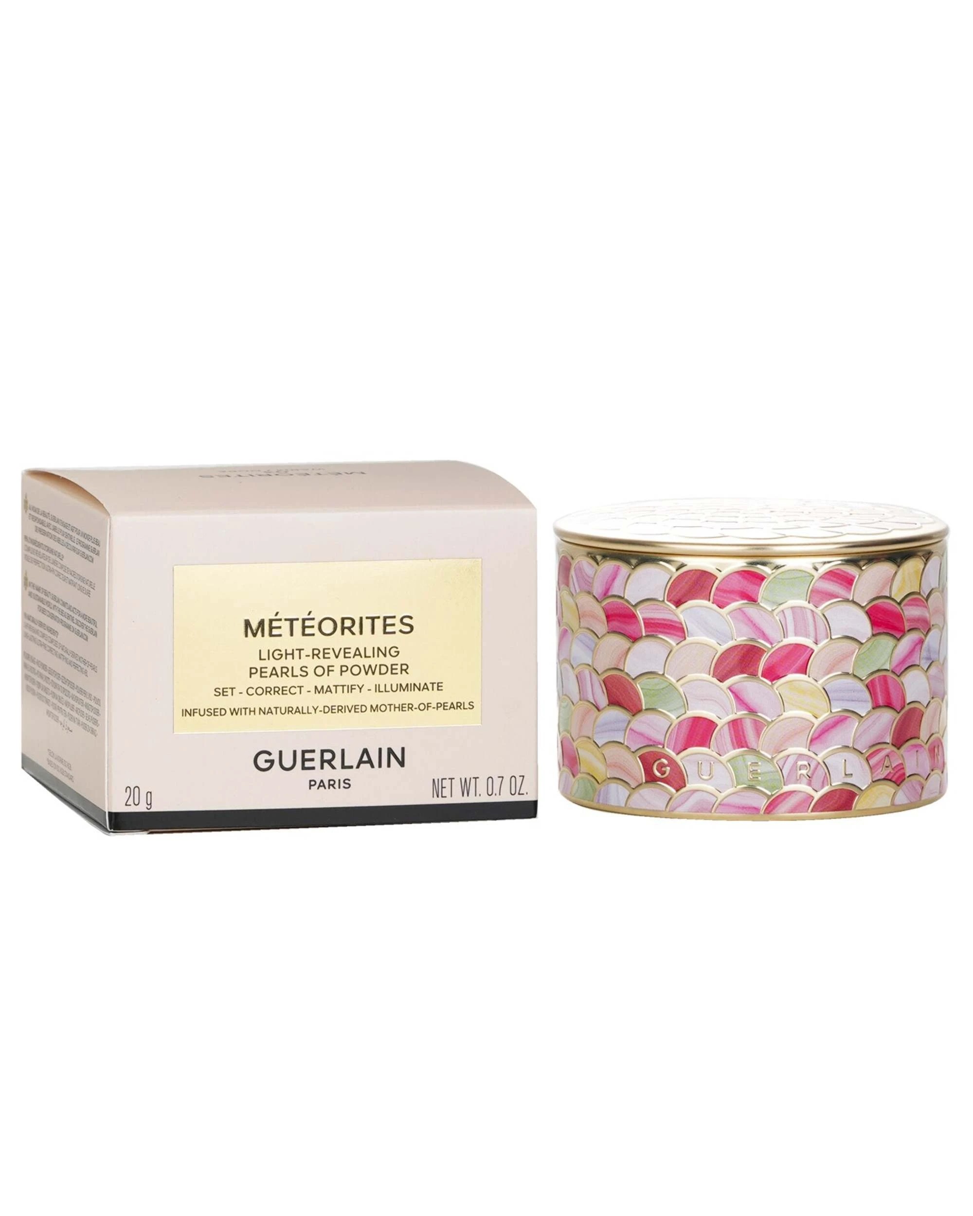 2 Guerlain Meteorites Light-Revealing Pearls Of Powder - # 03 Dore  20g/0.7oz - Natural, 2 of 4