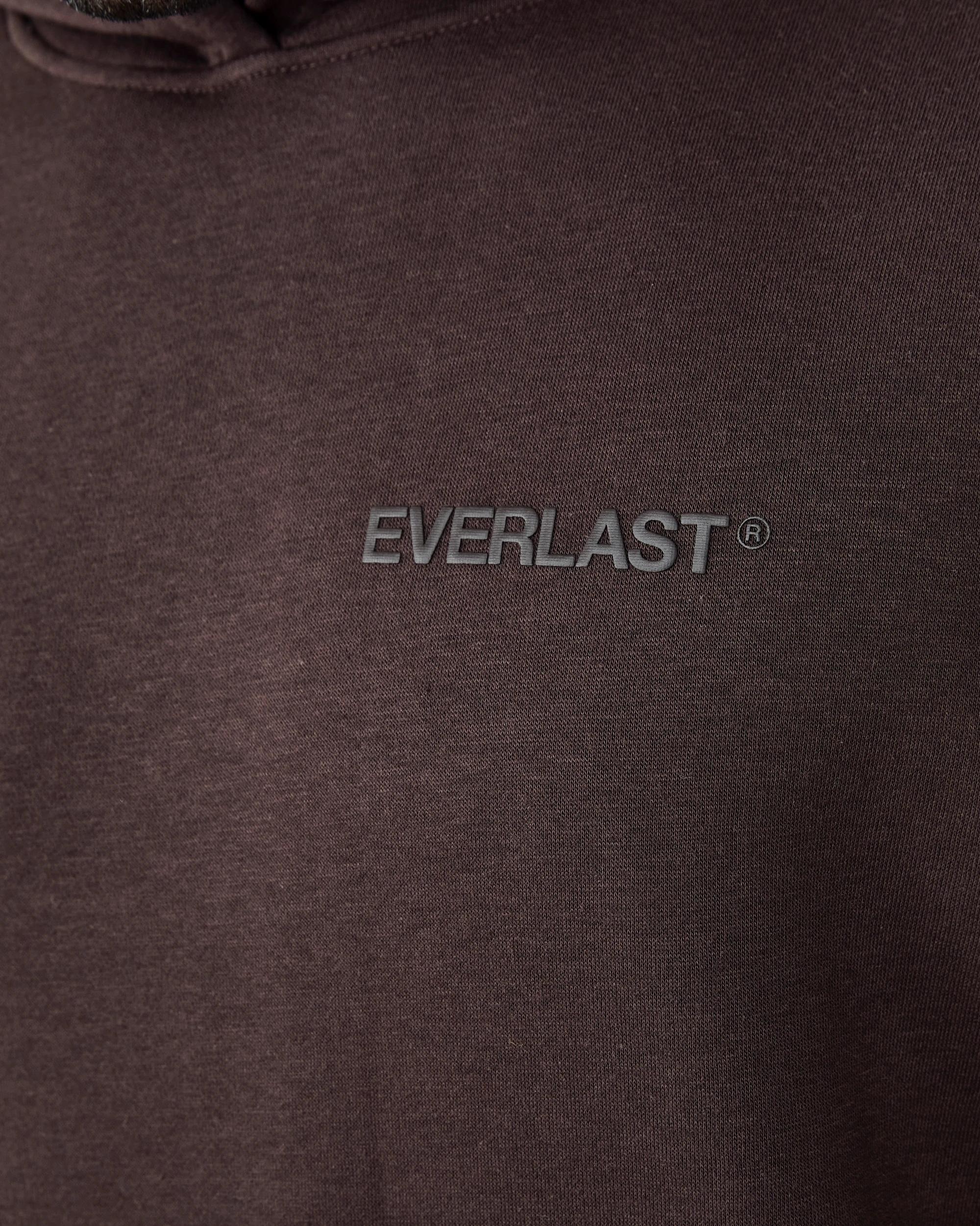 6 Everlast Mens Oversized Hoodie Choc Brown, 6 of 9