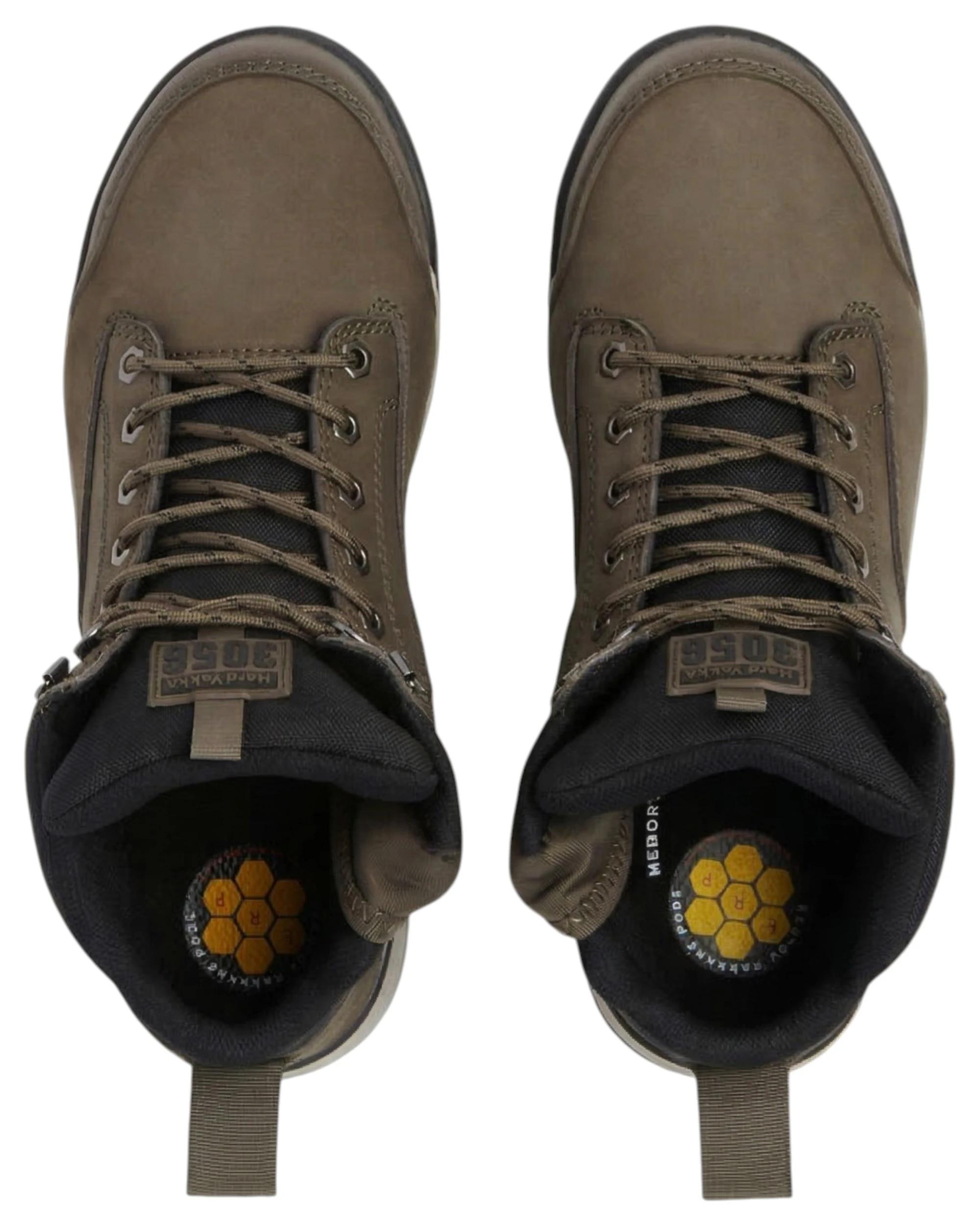 2 Hard Yakka Mens 3056 Lace Boots Zip Steel Top Cap Industrial Cedar Boot CEDAR, 2 of 4