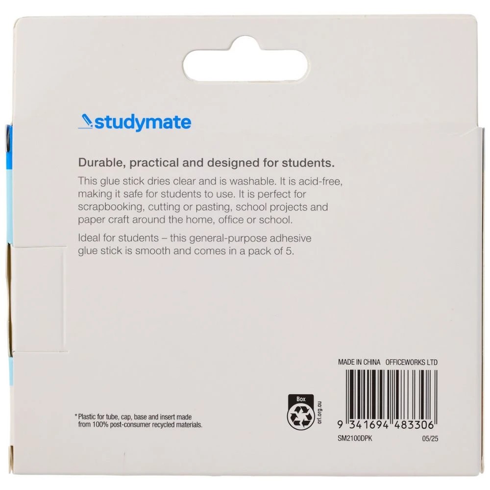 3 Studymate Glue Stick 21g 5 Pack, 3 of 3
