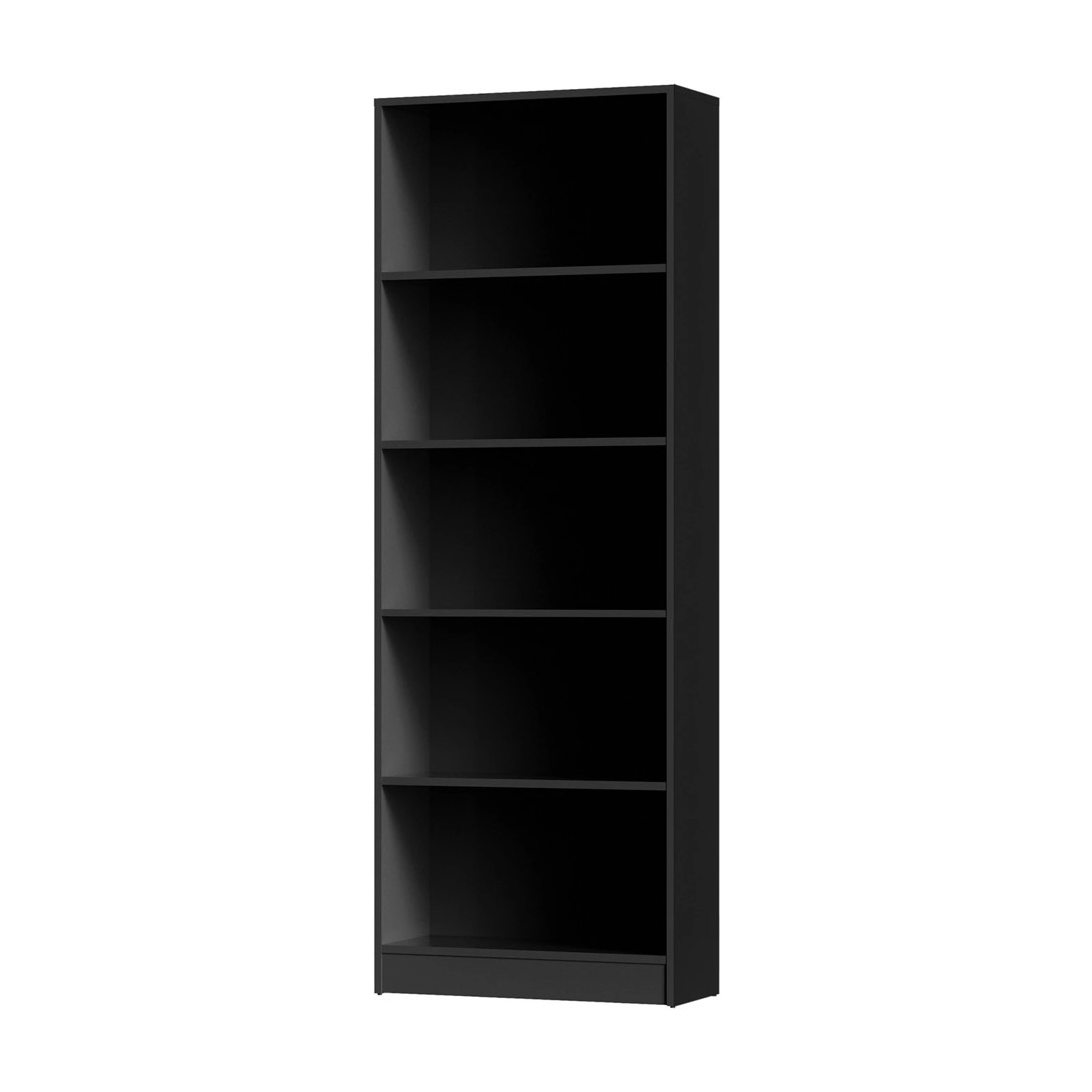 1 Oikiture Bookshelf Bookcase Display Shelves 5-tier Storage Stand Rack
 - Black, 1 of 8