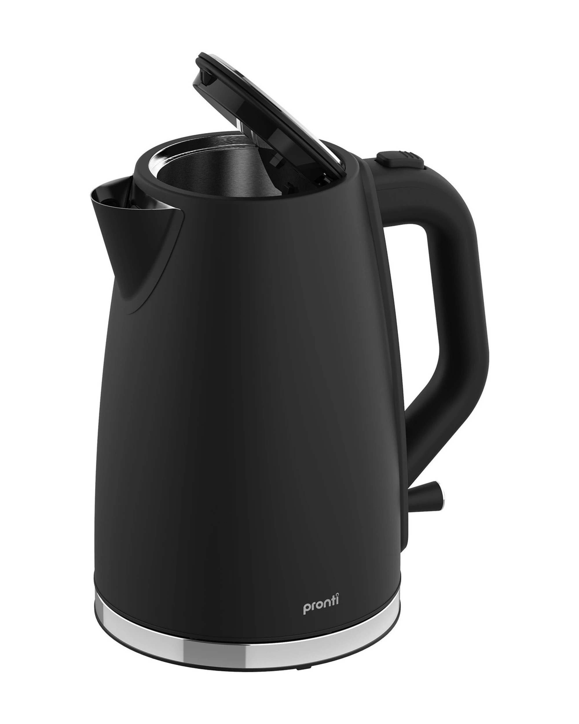 4 Pronti Silver Noir Collection 1.7L Electric Kettle, 4 of 4