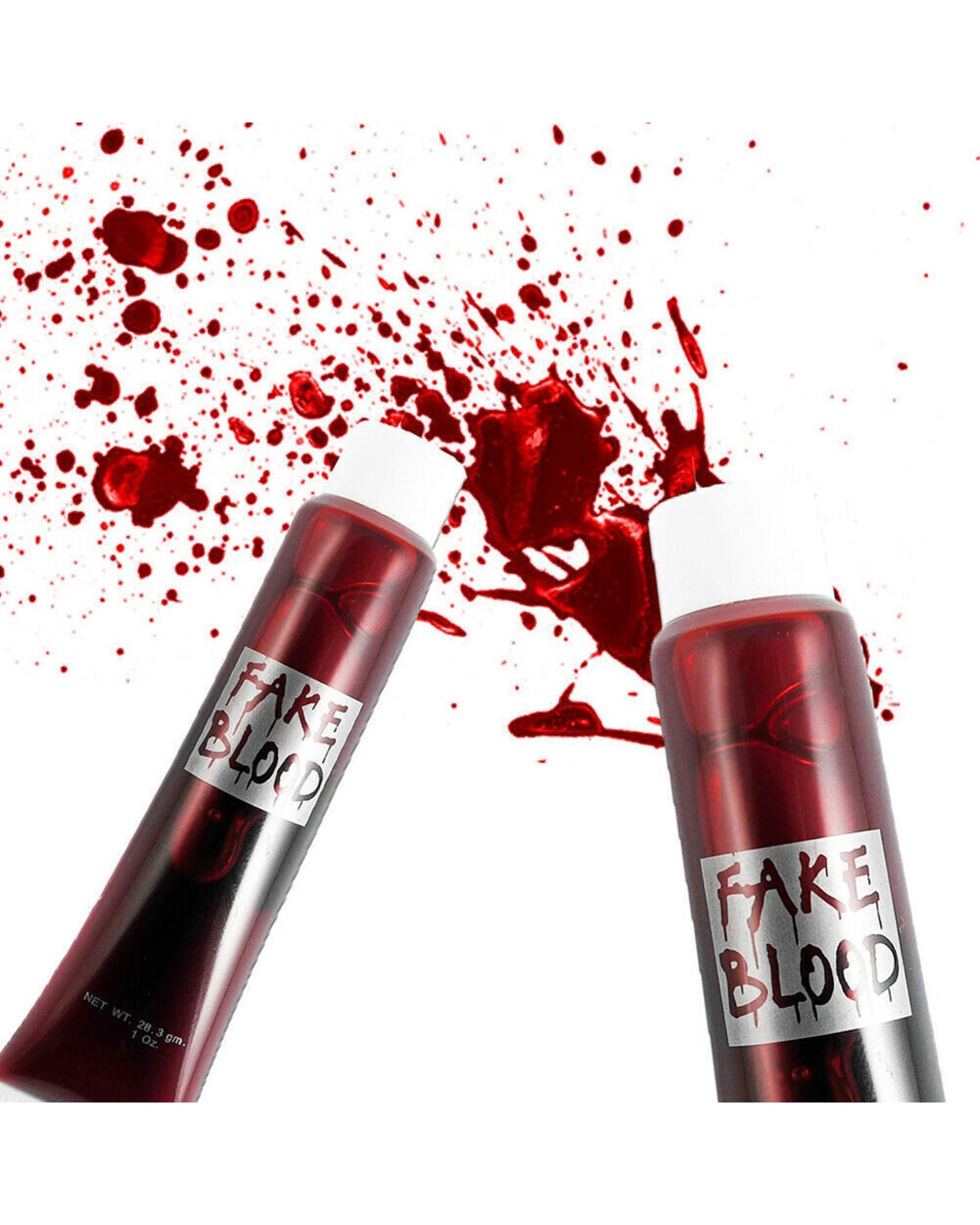 2 BR Costumes Zombie Makeup Gel - Red Fake Blood for Halloween, 2 of 4