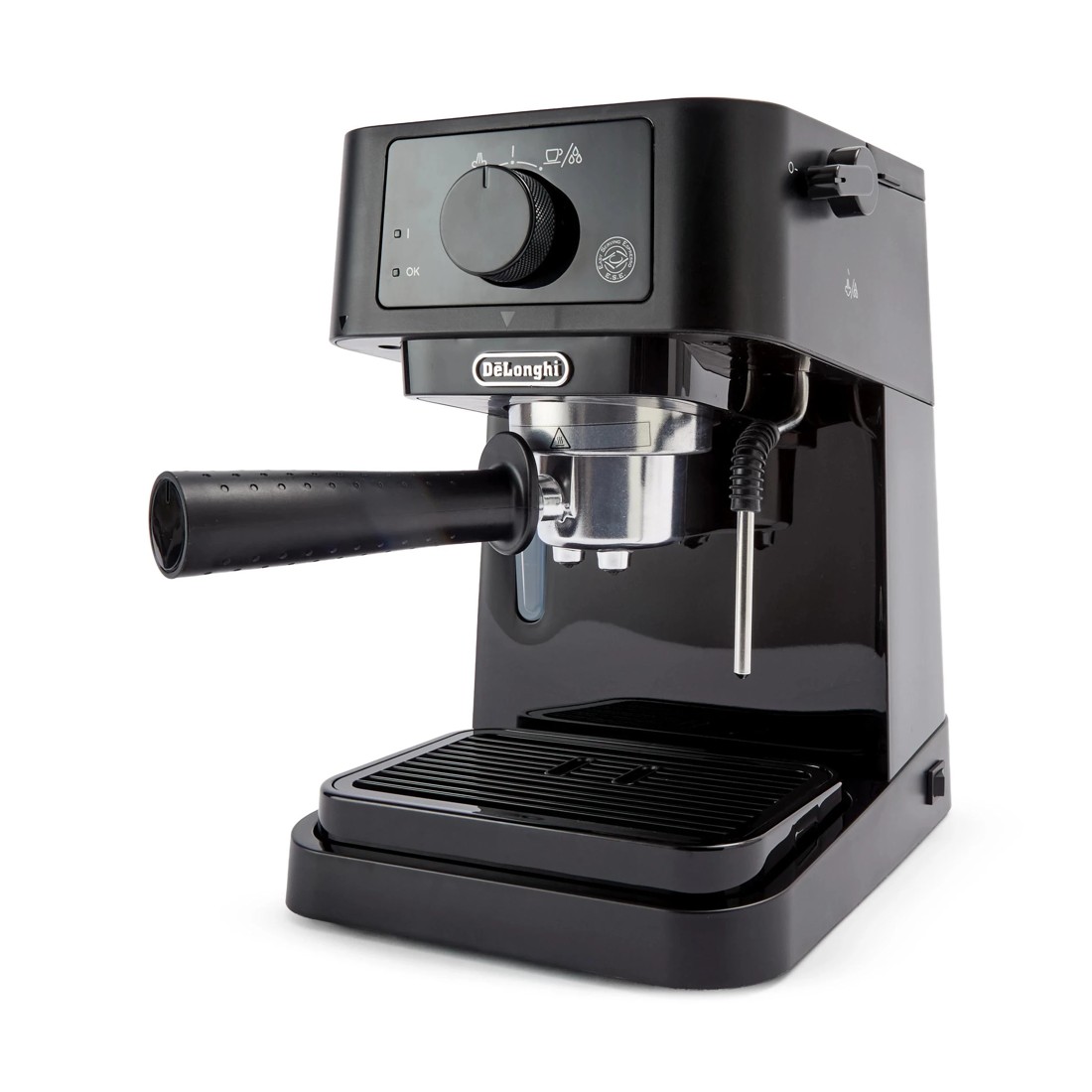 1 Anko De'Longhi Stilosa Manual Pump Coffee Machine - Black, 1 of 8