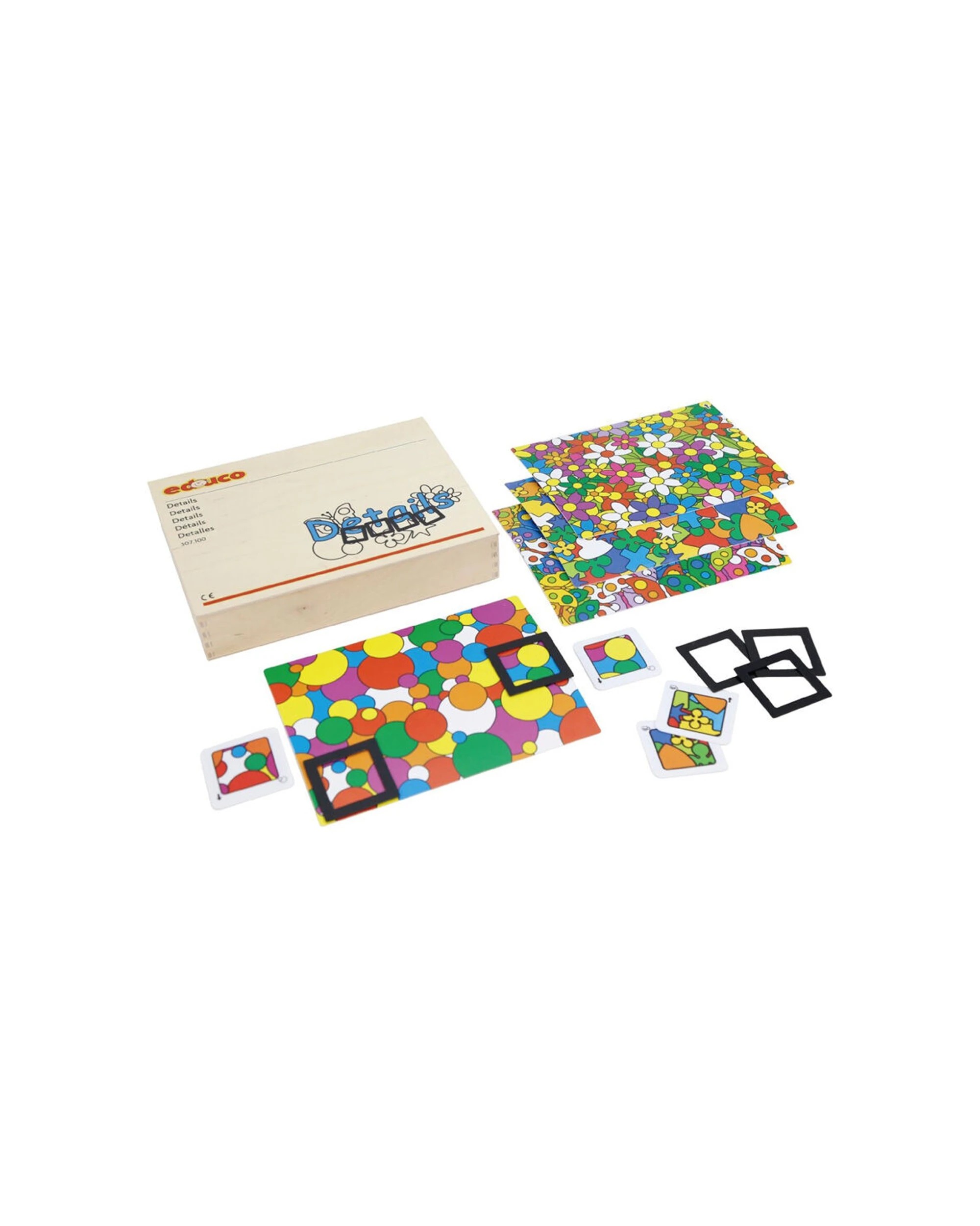 1 EDUCO 64Pc Details Matching Game Board Educational Toy For 3 Years And Over - Multi, 1 of 3