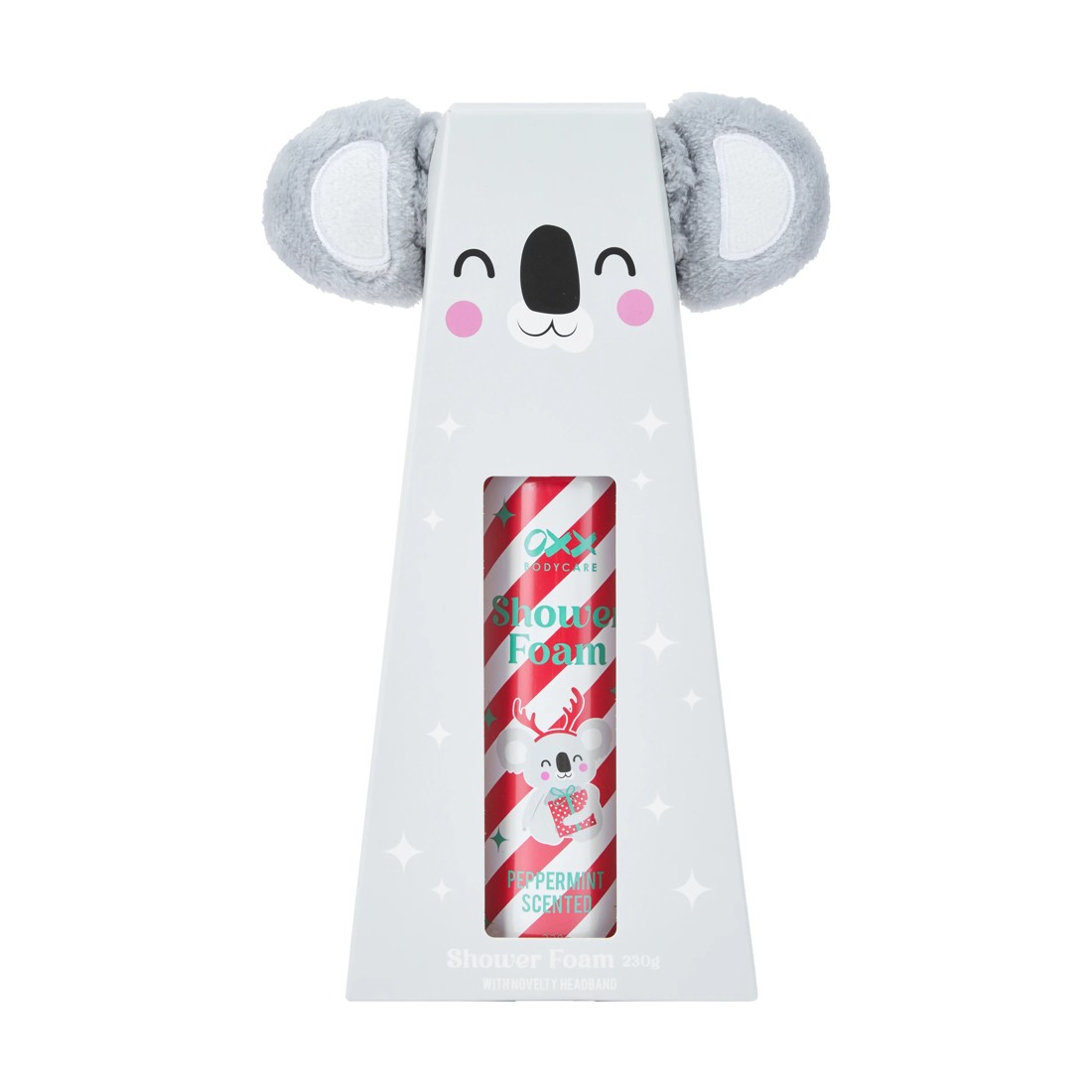 1 OXX Bodycare Whipped Shower Foam with Novelty Headband - Koala, 1 of 6