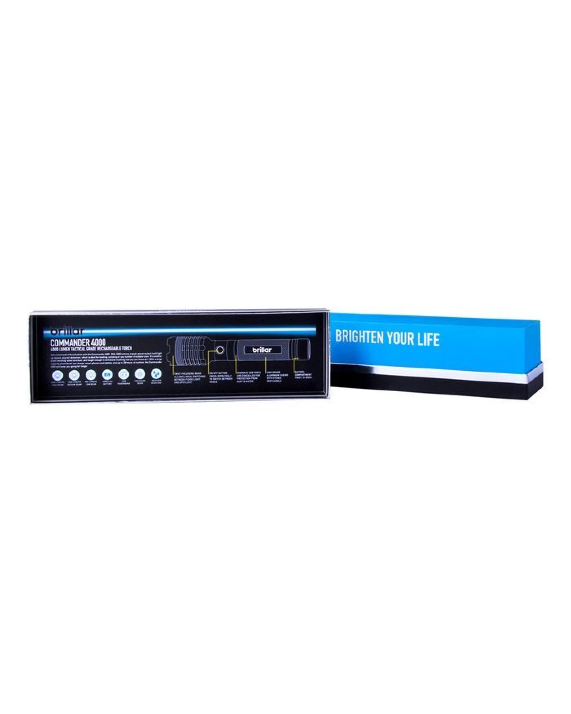 7 Brillar Commander 4000 Lumen USB Rechargeable Torch Light, 7 of 8