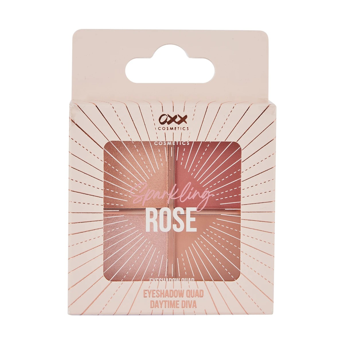 6 OXX Cosmetics Sparkling Rose Eyeshadow Quad Set - Daytime Diva, 6 of 7