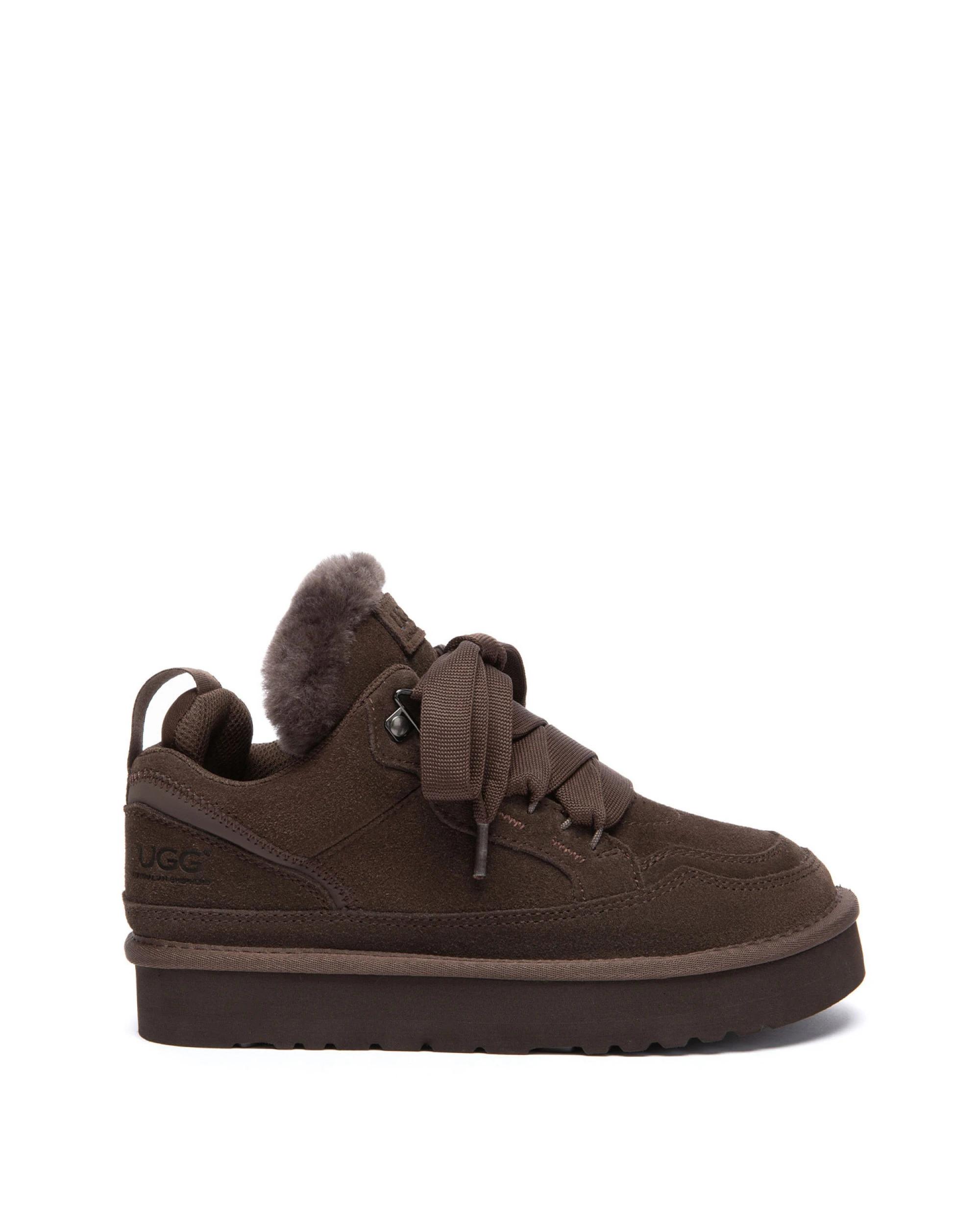 1 Australian Shepherd UGG Womens Parklyn Platform Sneakers CHOCOLATE, 1 of 5
