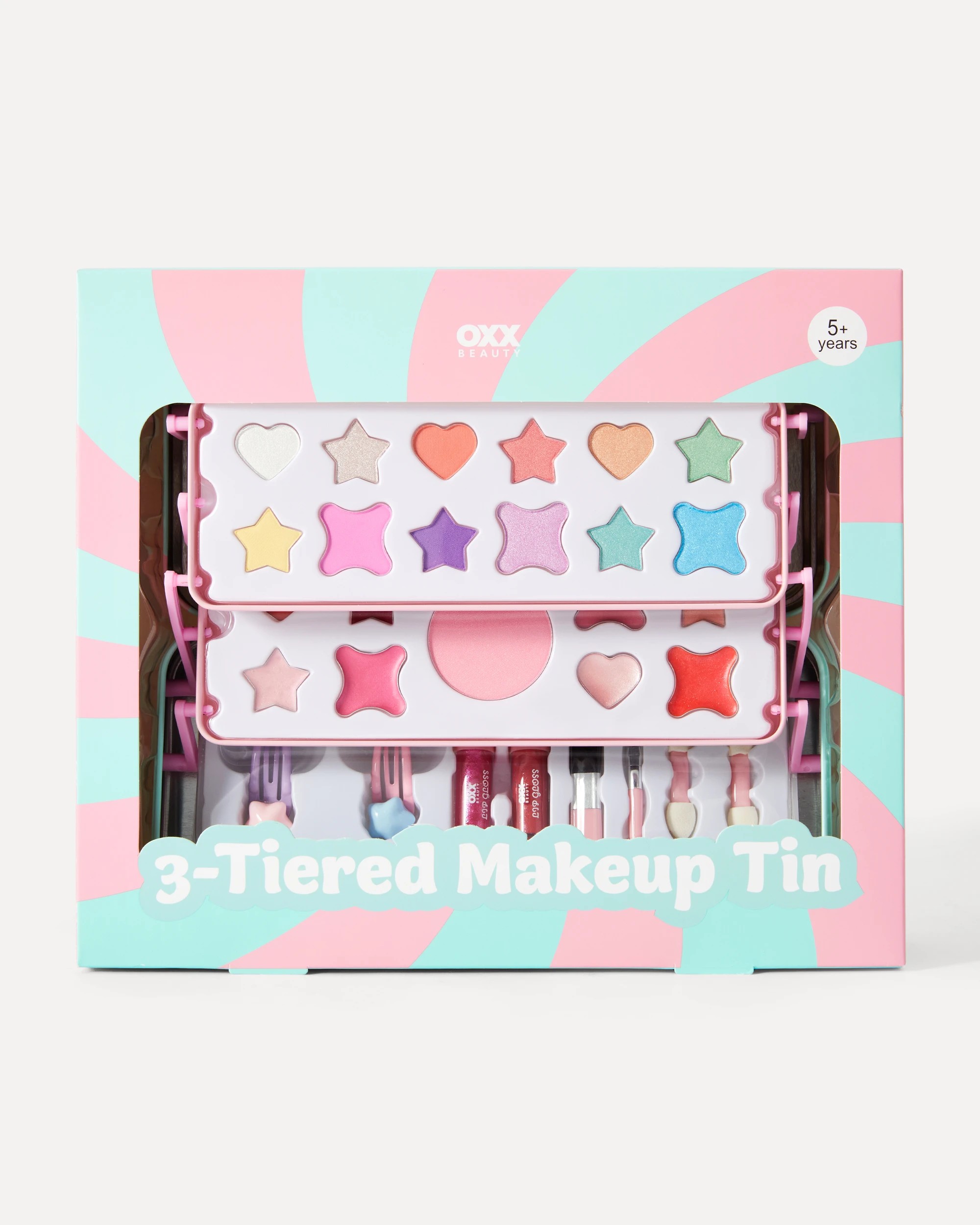 1 OXX Beauty 3-Tiered Makeup Tin, 1 of 9