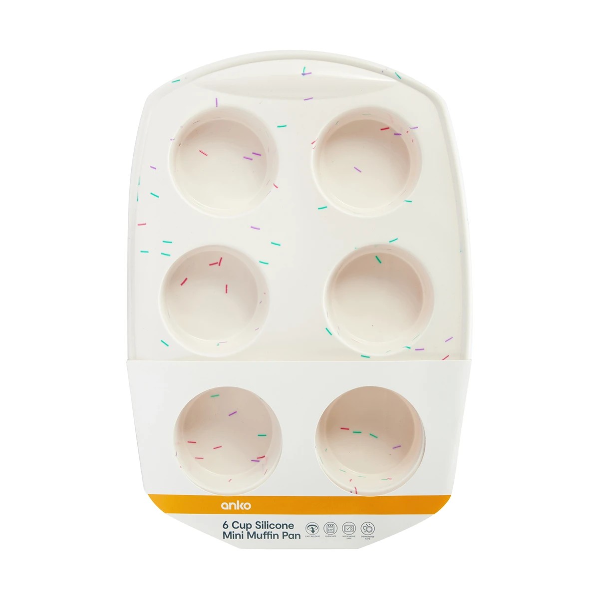 3 6 Cup Silicone Muffin Pan, 3 of 3