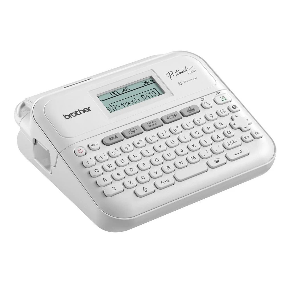 3 Brother PTD410 Desktop Label Printer White, 3 of 10