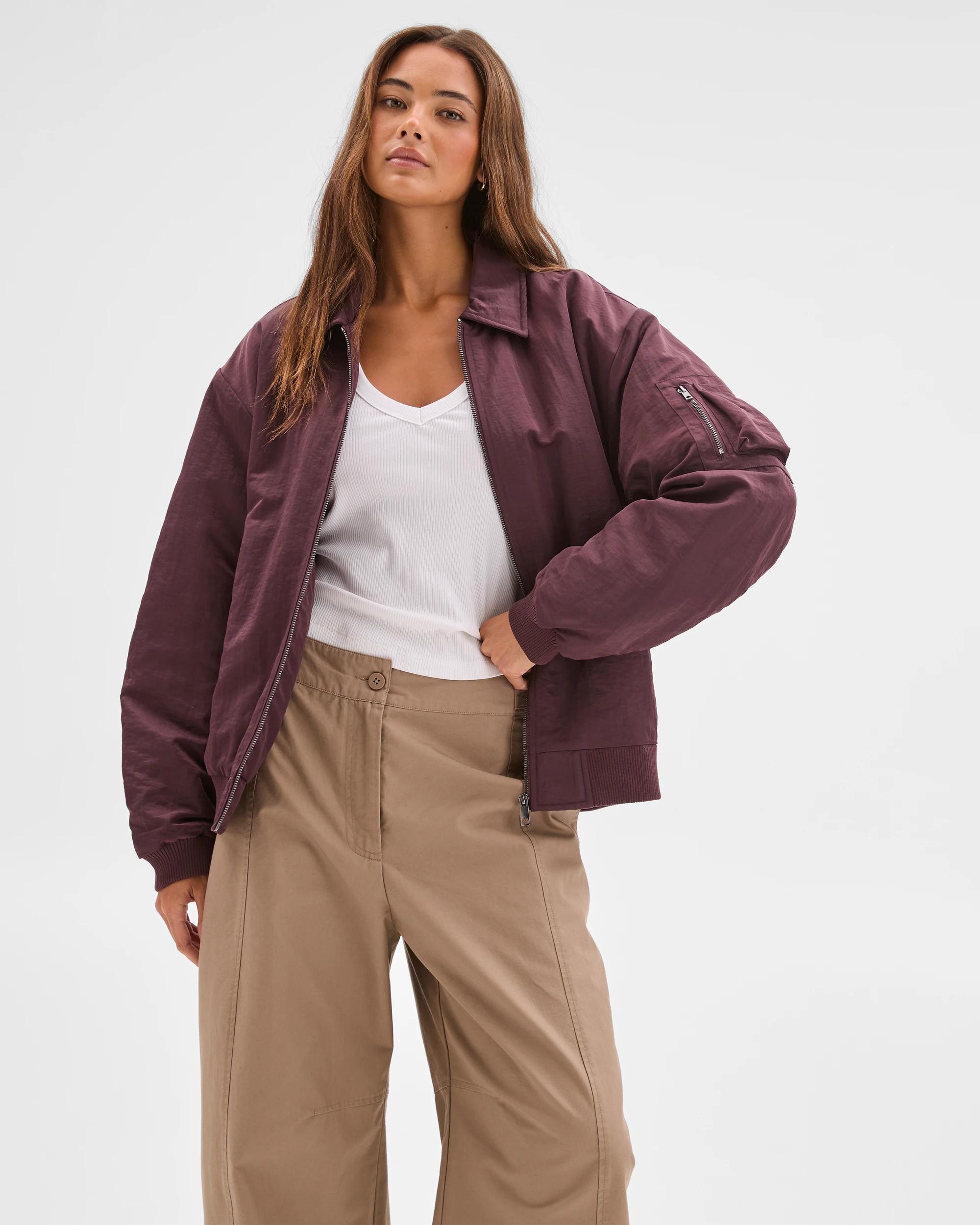 1 Lily Loves Bomber Jacket FUDGE, 1 of 6