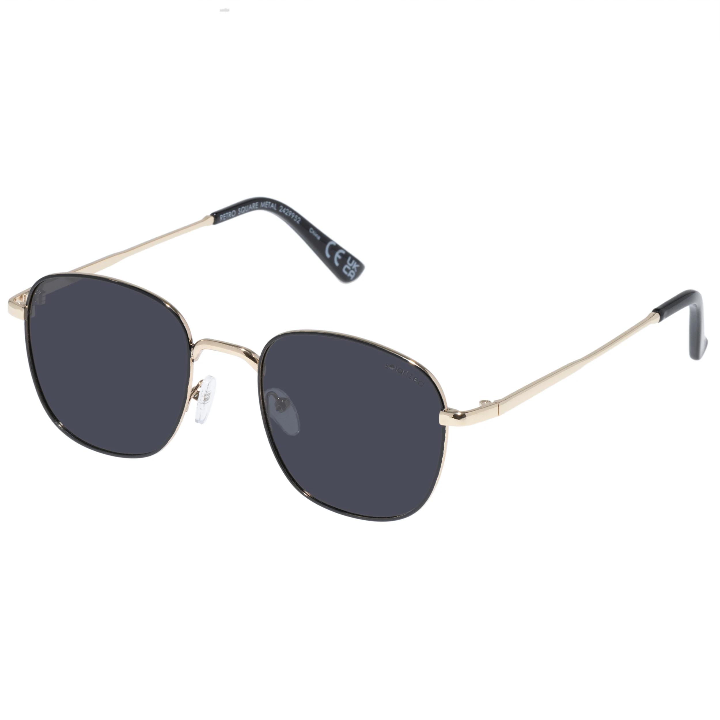 1 SOLARIZED® Retro Square Metal Sunglasses MULTI, 1 of 1