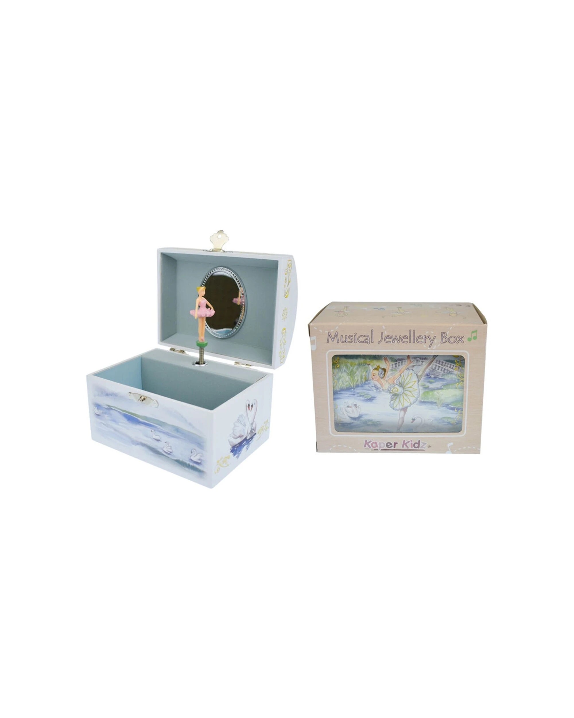 2 Kaper Kidz Azurea Ballerina Dome Music Box Kids Toy - Pattern, 2 of 8