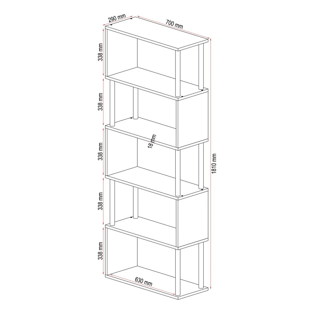 9 Contour Home Office Setup White, 9 of 10