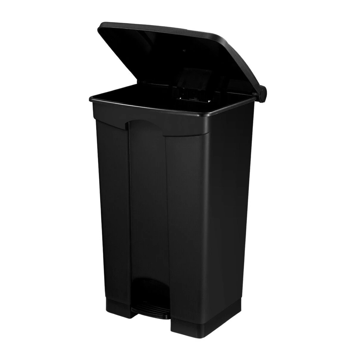 2 LUXSUITE 87L Rubbish Trash Bin Kitchen Dustbin Garbage Waste Recycling Compost Can Pedal Black Large Plastic for Garden, 2 of 6