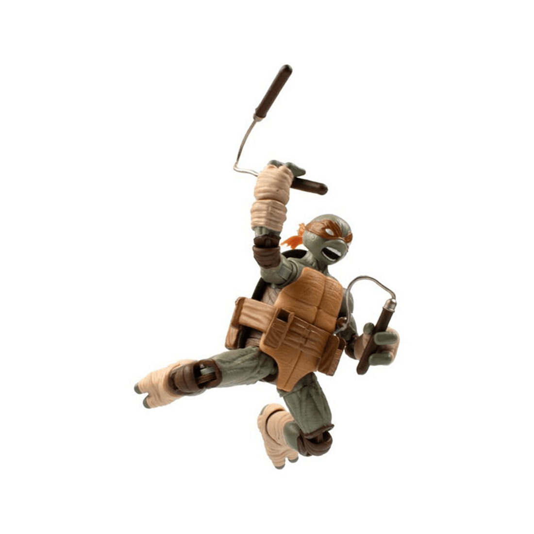 4 Teenage Mutant Ninja Turtles Michelangelo Action Figure Comic Book Collector Box - Orange, 4 of 6