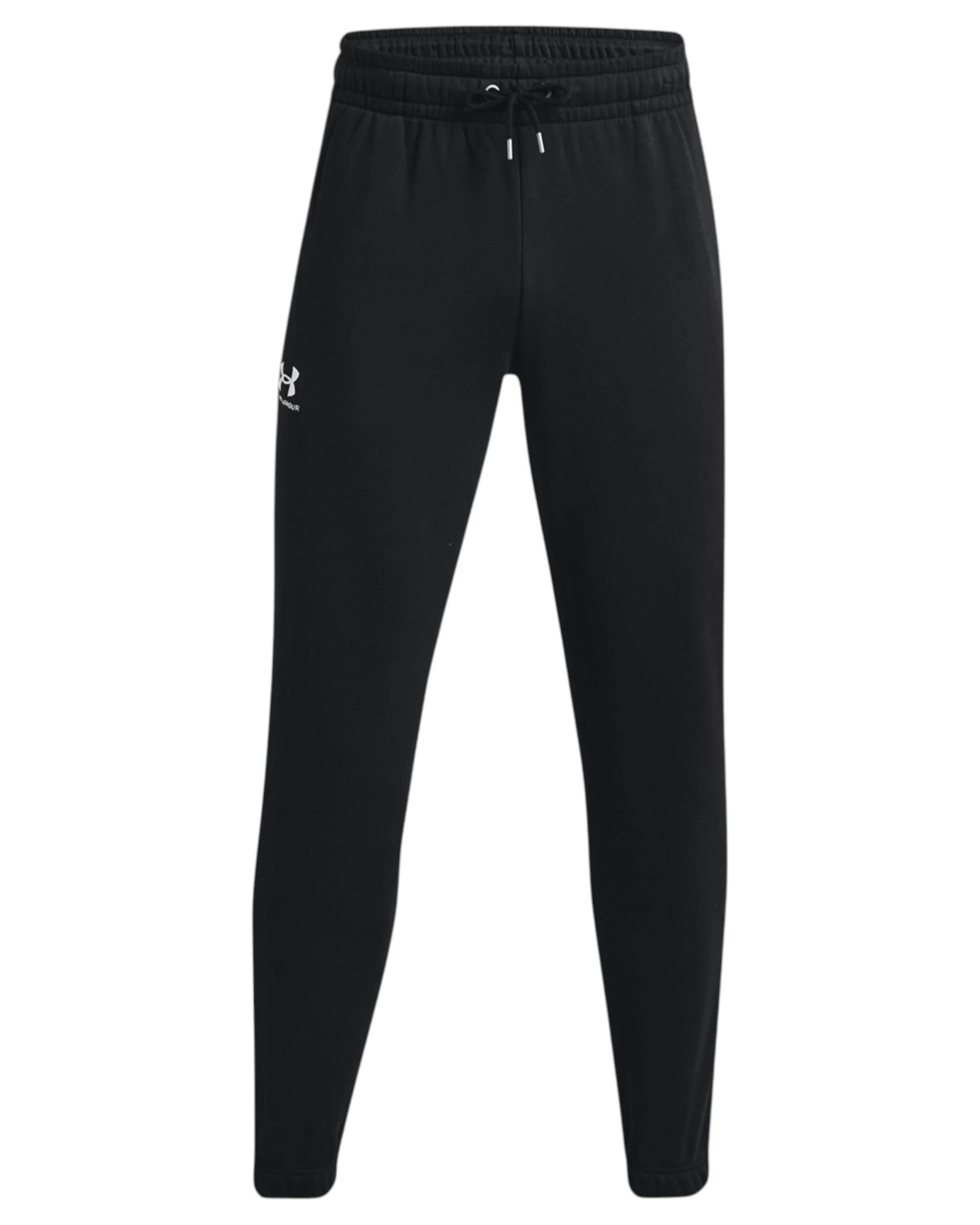 1 Under Armour Mens Fleece Pants Black Joggers Athletic Trackies BLACK, 1 of 8