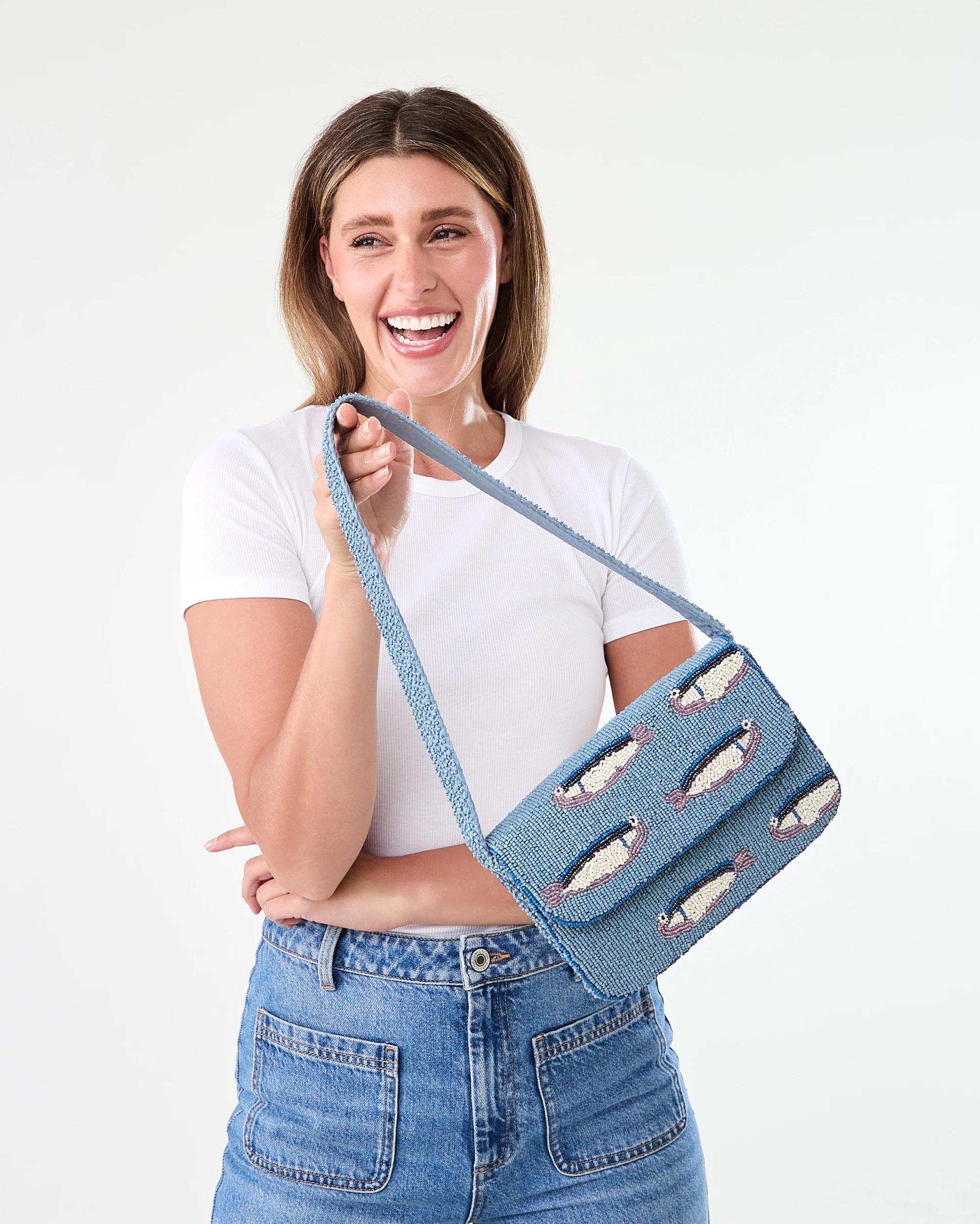 5 Beaded Shoulder Bag Sardines, 5 of 5