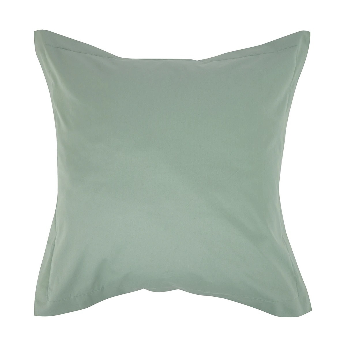 2 500 Thread Count Cotton European Pillowcase - Sage, 2 of 6