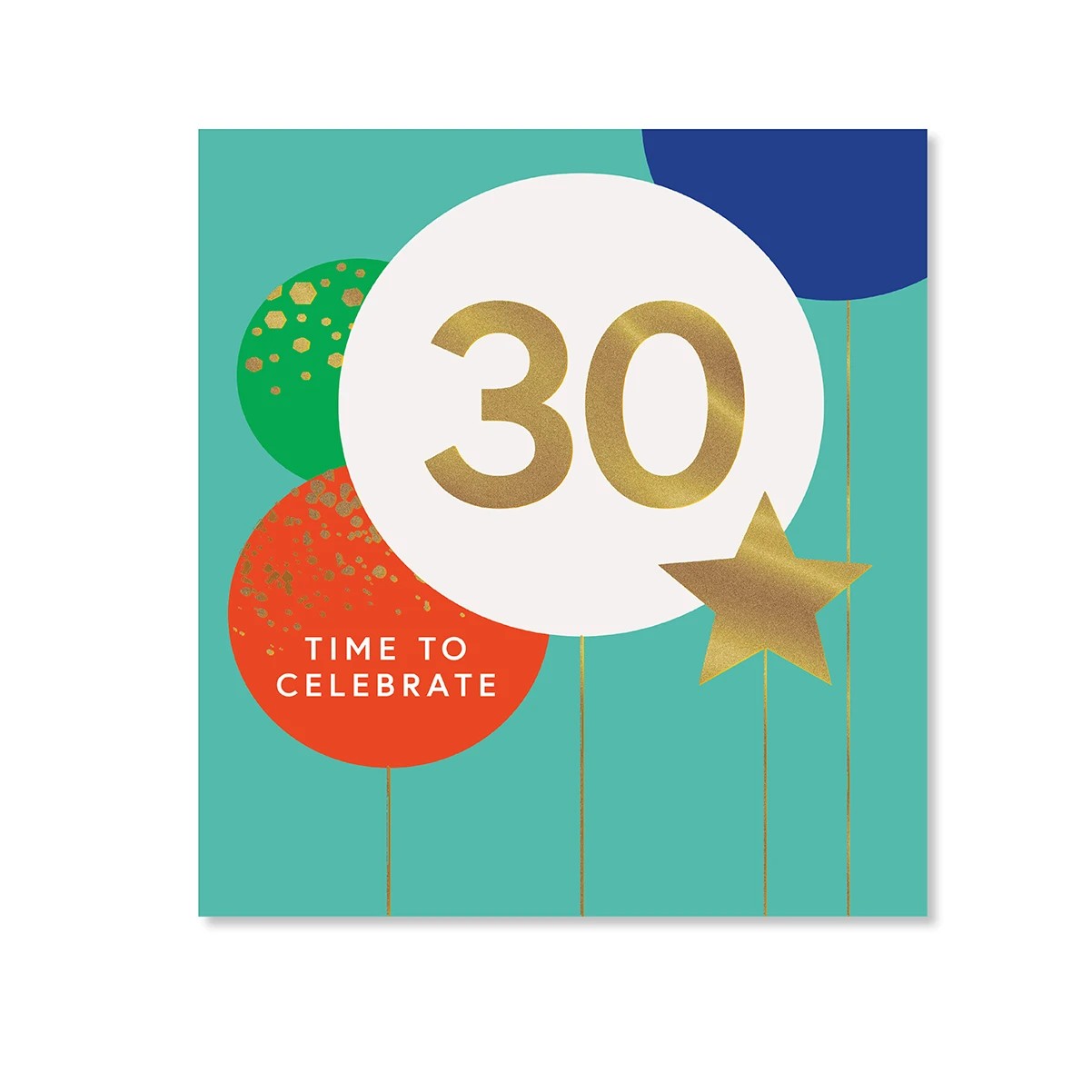 3 Hallmark 30th Birthday Card - Balloons, 3 of 3