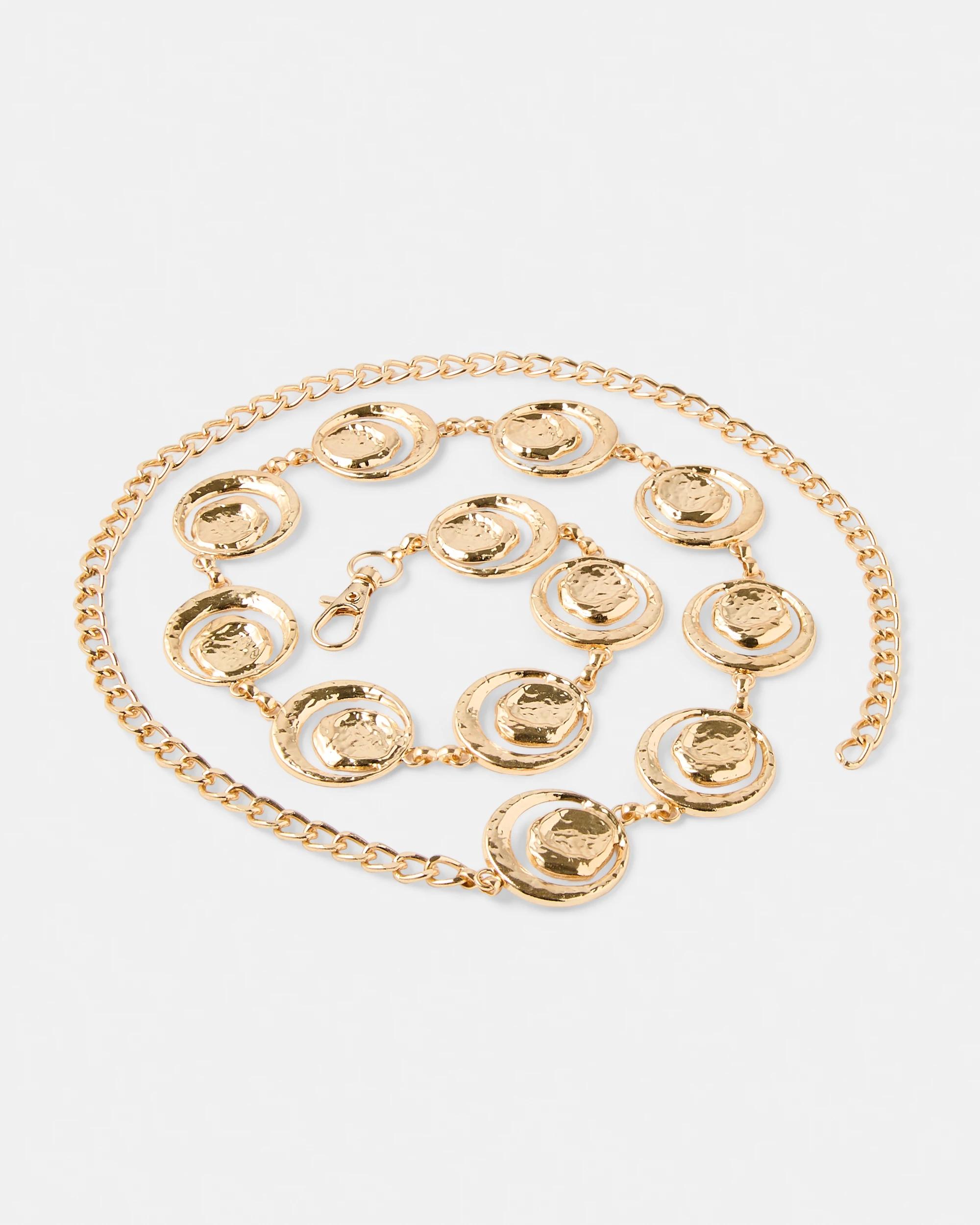 1 Circle Chain Belt Gold, 1 of 5