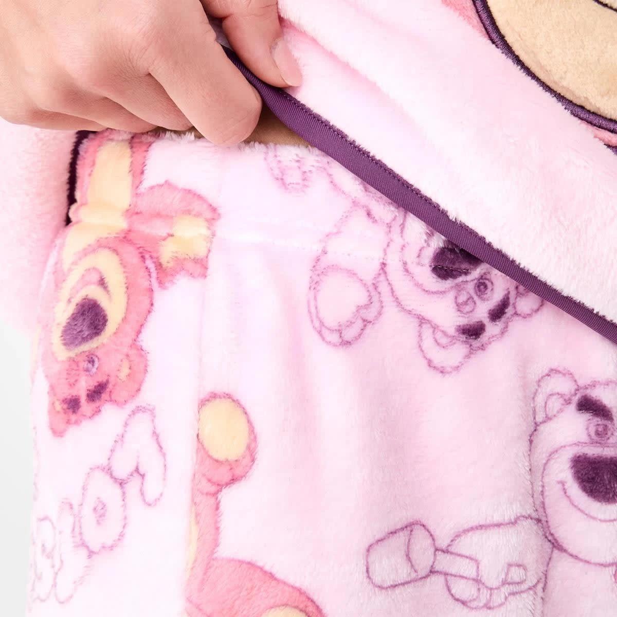 7 Lotso License Fleece Top and Pants Pyjama Set Lotso Pink, 7 of 8